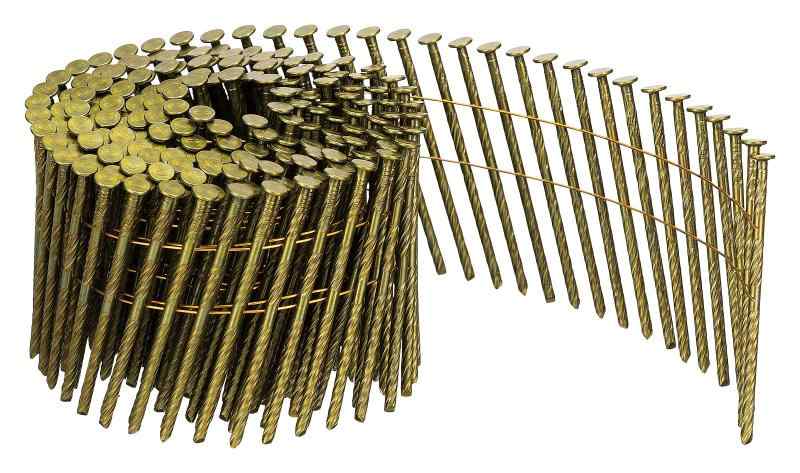 HiKOKI(ハイコーキ) 針金連結釘 全長75mm×軸径3.2mm ロール 連結釘 釘打機用 木材用 200本×20巻 黄コー..
