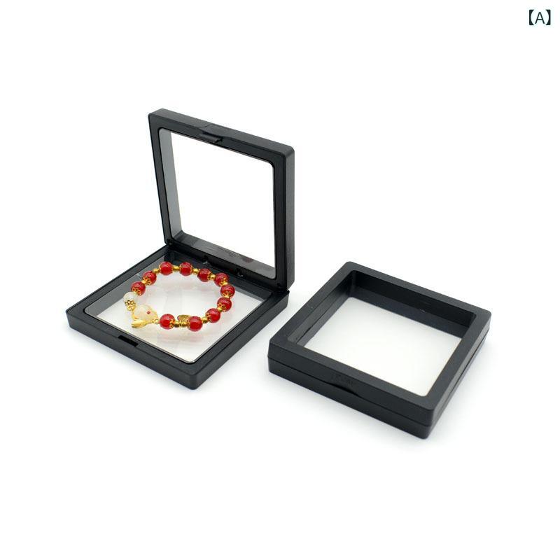 Pe フィルム アクセサリー 棚 透明 懸 濁 箱 アクセサリー 展示 箱 ネックレス 棚 ペンダント ブレスレット 玉 器 展示 棚