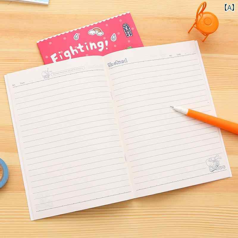 アヤロンブルースネイル 漫画 A 5 ソフト カバー 練習 帳、 馬 綴じ ノート、 学生 用 英語 宿題 帳、 手帳(x20)