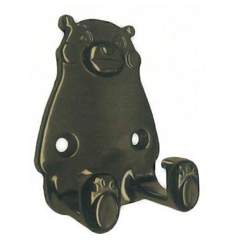 ひめじや くまモンの壁掛けフック ブロンズ KUMA-1BR