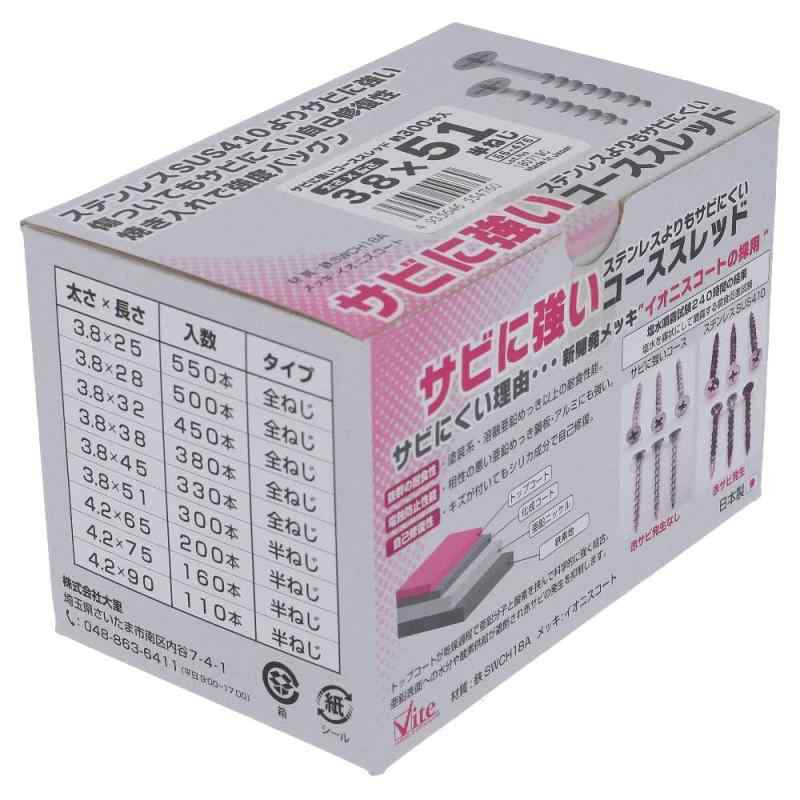 樂天商城 - OHSATO 錆に強いコーススレッド 小箱 3．8×51 （300本入）