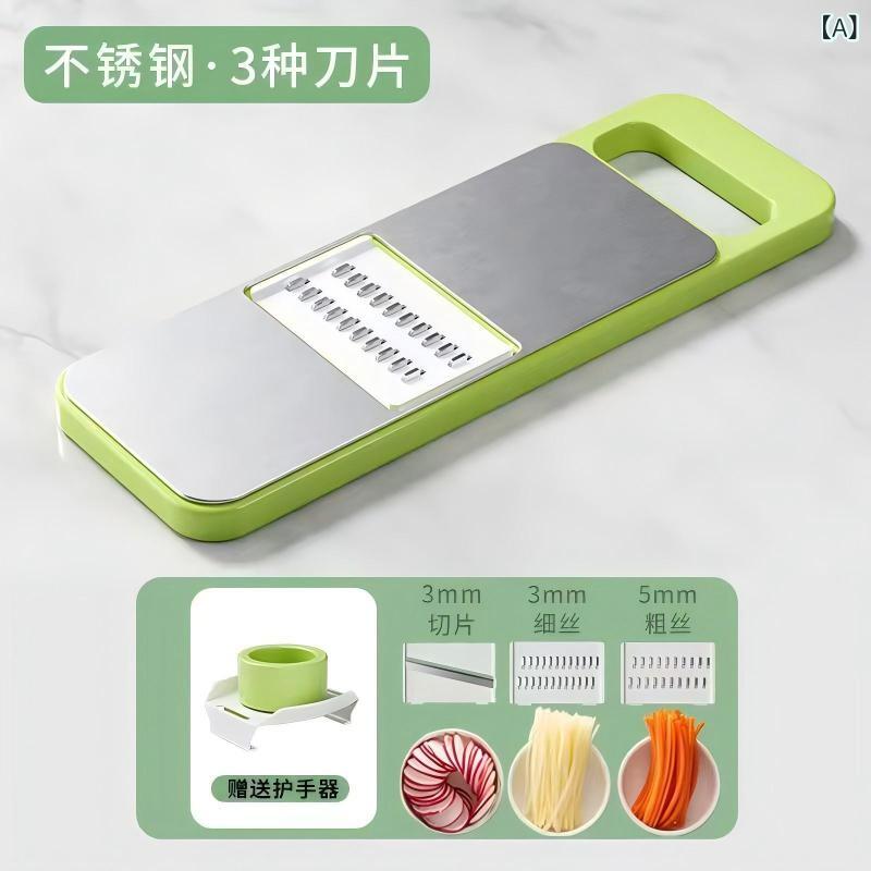Graters - 多 機能 野菜 切り 神器 マッシュポテト 削り 器 家庭 用 粗い 糸 キッチン 野菜 切り 機 糸 切り 器 糸 拭き 器