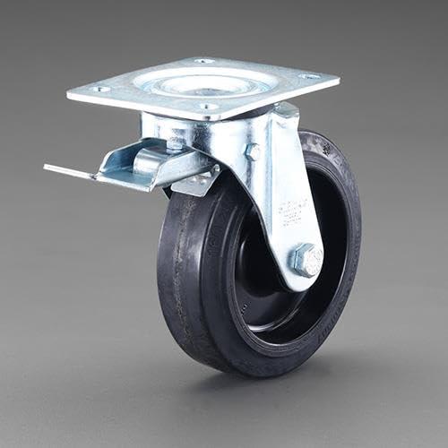 Toilet Articles - 200mm キャスター(自在金具・前輪ブレーキ付) EA986HZ-200