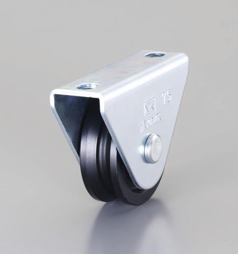 エスコ 105mm/ 800kg 戸車 V型・重量用 EA986VA-105