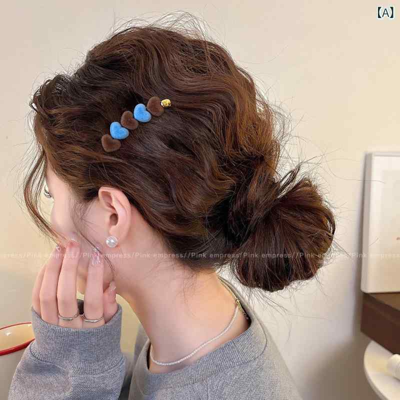 ドーパミンカラーの 女性 用 ヘア クリップ、 前髪 用 ヘア クリップ、 甘い ヘア クリップ、 韓国 風 高級 ダックビルクリップ
