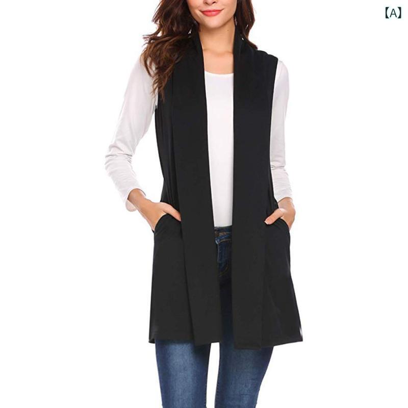 国境を 越えた アマゾン / ebayの 爆発 的な 婦人 服の 袖の ない マントの ベストの ベストの 欧米の 大きい サイズの 上着