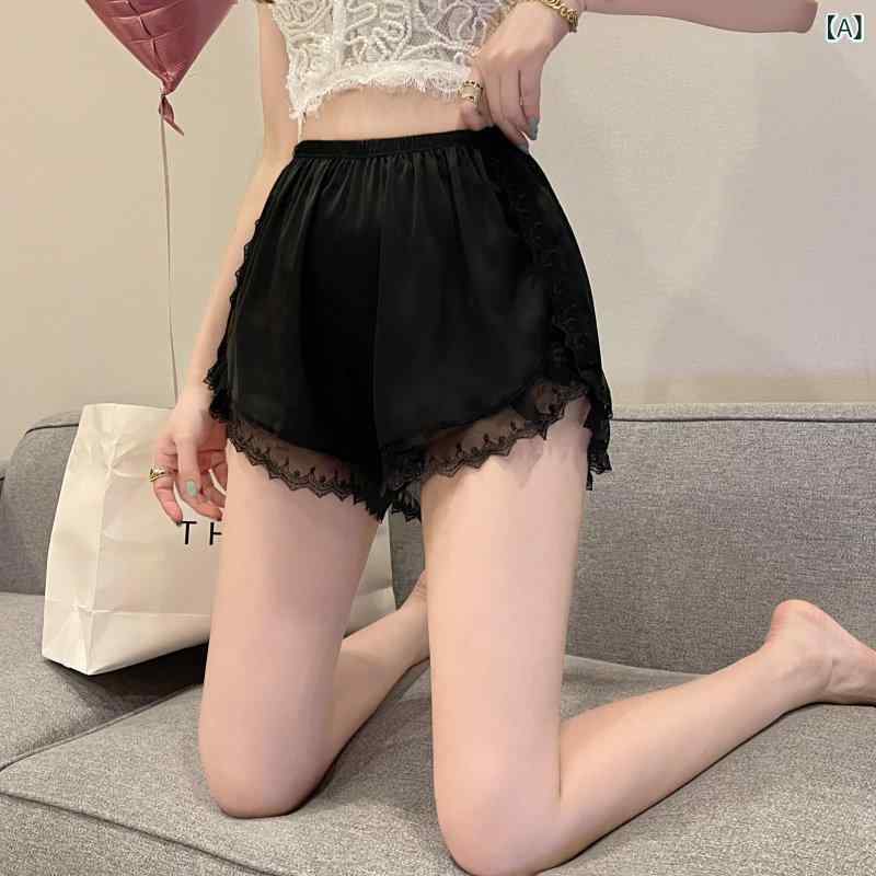 Cropped Pants - 2025 夏の 氷の 糸の 安全 ズボンの 女性は 光を 防ぎます。