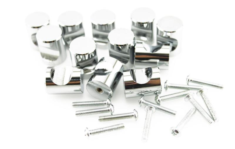naissant つまみ 取っ手 ノブ ネジ 付き 12個セット 鏡面仕上げ 引出し 家具 収納 diy