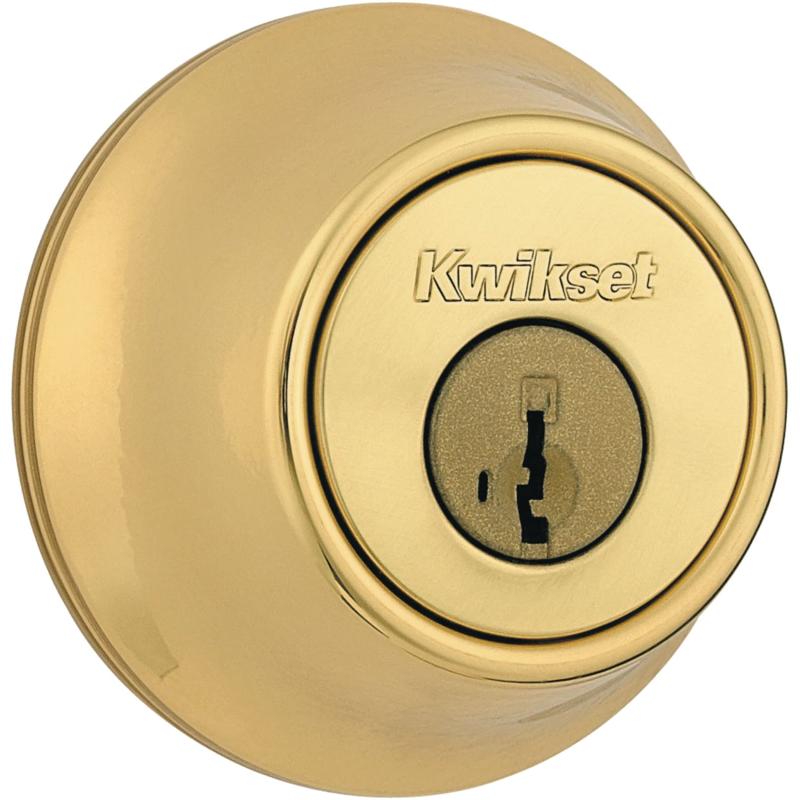 Kwikset Single Cylinder SmartKey Deadbolt-PB BX 1CYL SK DEADBOLT (並行輸入品)