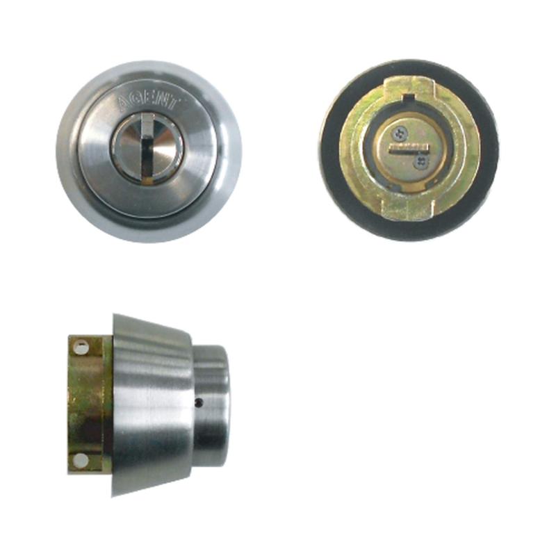 大黒製作所(DAIKOKU DOOR LOCK) AGENT ディンプルキーMIWA取替シリンダー キー4本付 シルバー 