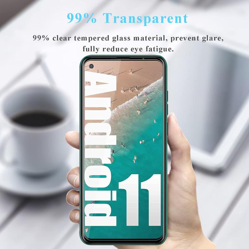 Ulefone Note 11P ガラスフィルム、高光透過率、3D Touch、指紋防止、 硬度9H強化ガラス、スクリーンが破損するのを保護できます。【2枚セット Ulefone Note 11P液晶保護フィルム】