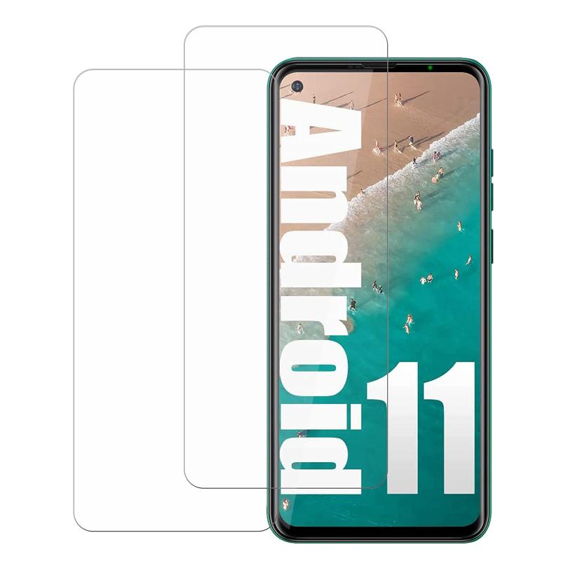Ulefone Note 11P ガラスフィルム、高光透過率、3D Touch、指紋防止、 硬度9H強化ガラス、スクリーンが破損するのを保護できます。