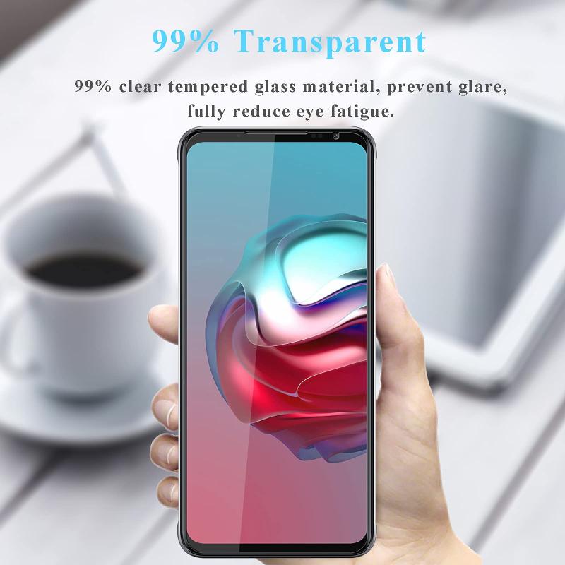 Nubia RedMagic 6 ガラスフィルム、高光透過率、3D Touch、指紋防止、 硬度9H強化ガラス、スクリーンが破損するのを保護できます。【2枚セット Nubia RedMagic 6液晶保護フィルム】