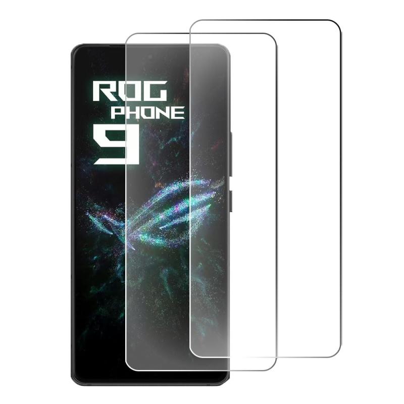 FOR ROG Phone 9 / 9 Pro Edition フィルム強化ガラス旭硝子製9 H硬度FOR ROG Phone 9 / 9 Pro Edition スクリーン保護明らかな気泡がなく、貼りやすい