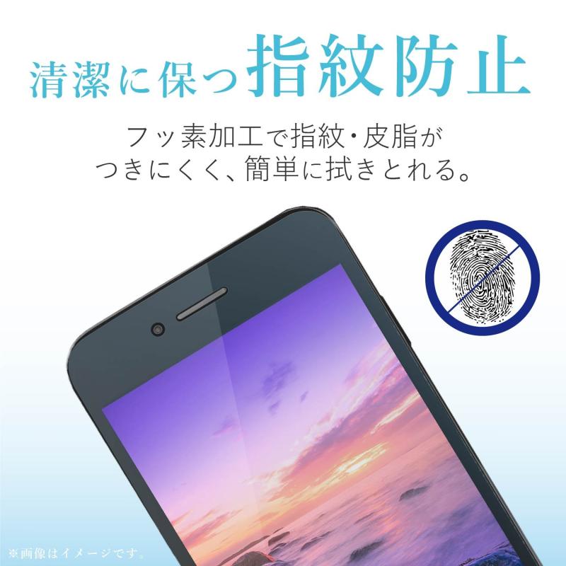エレコム シンプルスマホ4 フィルム SoftBank 指紋防止 指すべりなめらか 反射防止 PS-SS4FLF