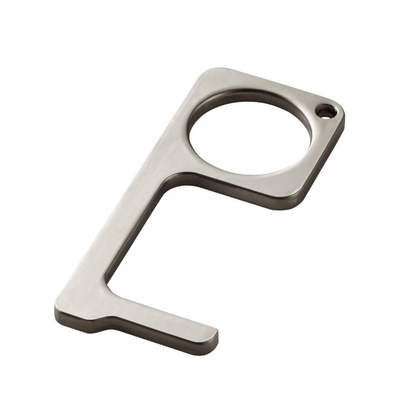 エレコム マルチタッチツール 接触防止 【コーナー型フック】 ドアオープナー シルバー P-MTHKCSV