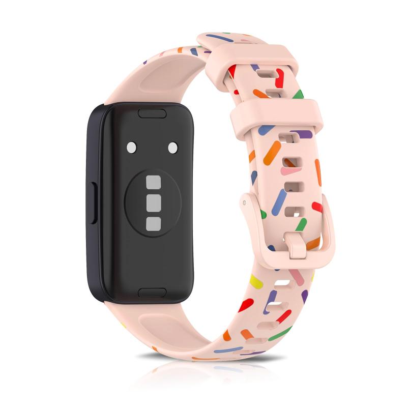 [RicYeel] HUAWEI Band 8 対応 シリコンバンド プライドエディション スポーツバンド 交換用ストラップ 交換ベルト 柔らかい 防汗 軽量 通気性 調整可能 時計バンド HUAWEI Band 8 用