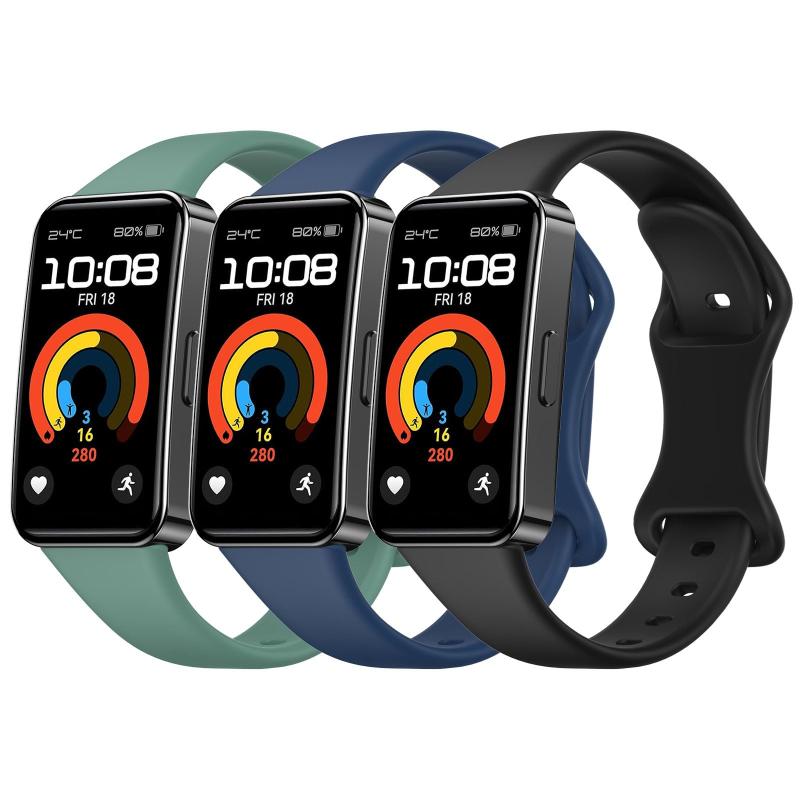 乐天商城 - [Amzpas] for HUAWEI Watch Band 10/ 9/ 8 交換用ベルト 【3個入り】 通気性 軽量 取付簡単 替えベルト 耐久性 調整可能 スマートウォッチベルト シンプル