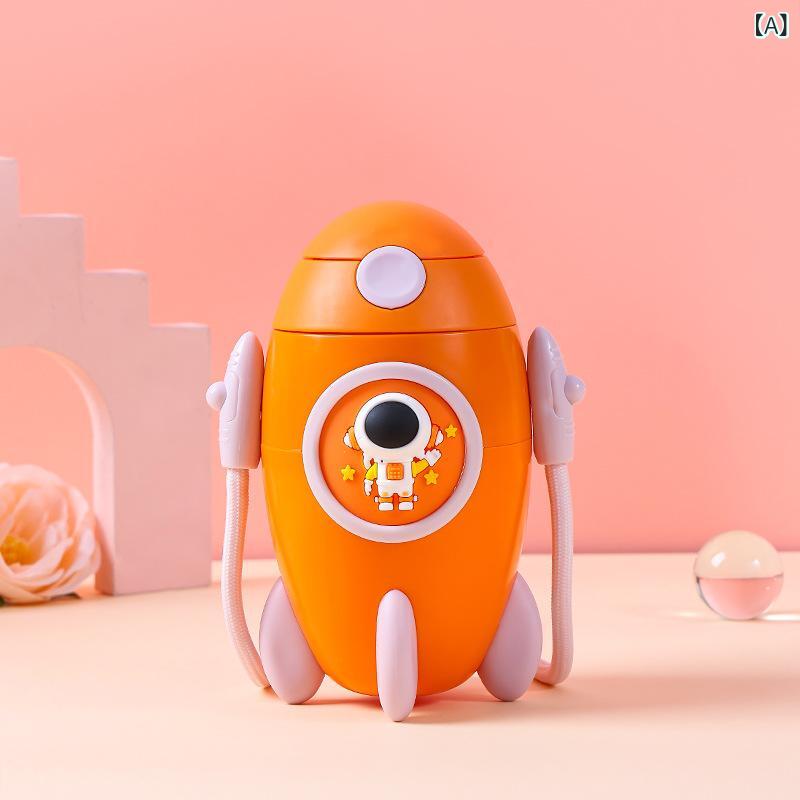 クリエイティブウォーターカップ 子供の 食品 グレードポータブルインターネット 有名人の 新しい 人気の パーソナライズ さ れた トレンディな おもちゃ スペースロケットプラスチックカップ