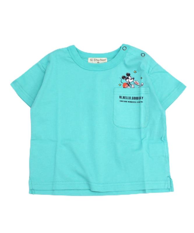 乐天商城 - [シ・シュ・ノン] ストリートウェア <ディズニー>半袖Tシャツ キッズ ポケット ssn