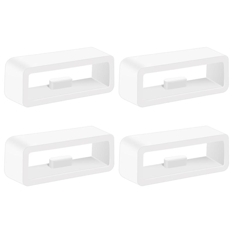 Garmin 交換用ベルトバックル シリコン製, 18mm 20mm 22mm 時計ベルト ガーミン用バンドループ ラバーバンド用遊環 腕時計バンド