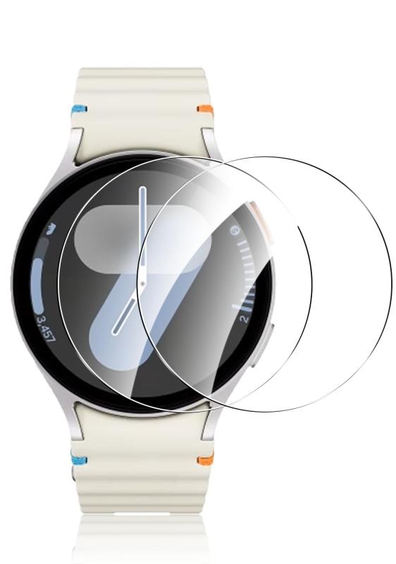 Galaxy Watch 7 40mm/Galaxy Watch FE 40mm���饹�ե�����2��ץ���饯���������å�7 40mm �ݸ�ե���� Galaxy Watch FE 40mm�б� �ݸ���� Galaxy Watch 7/Watch FE