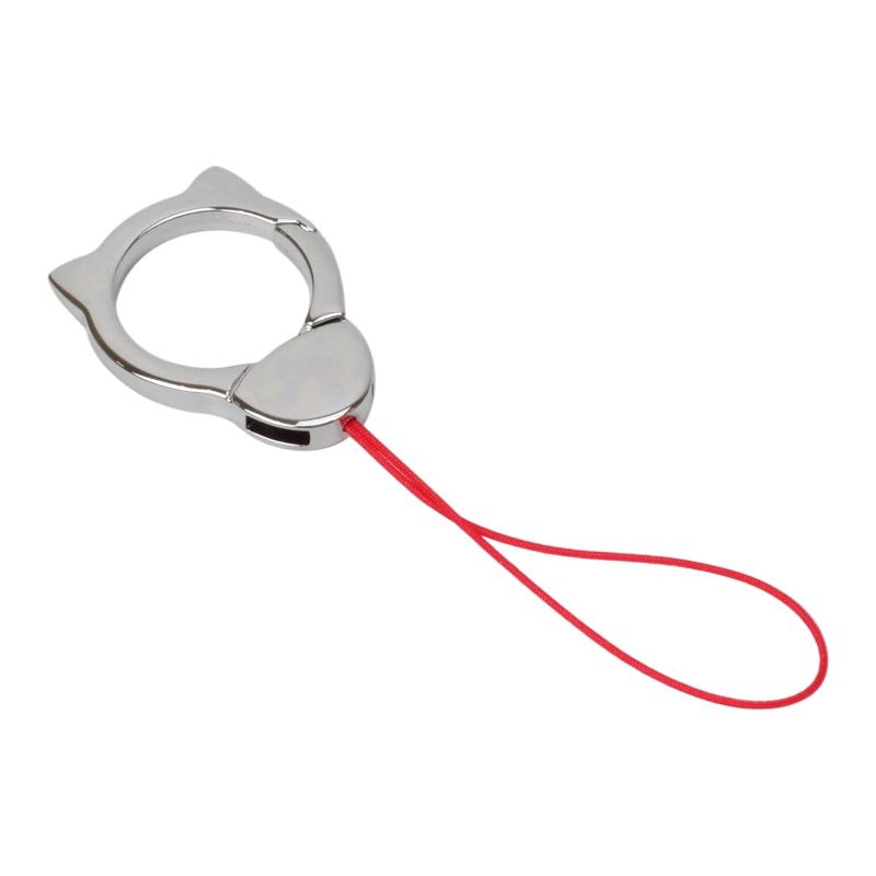 prendre リング ストラップ スマホ ホールド ねこ 耳 落下防止 フィンガー リング 落下防止 スマートフォン 携帯ストラップ 合金 PR-RINGSTRAP20-OYA