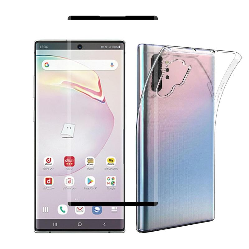 樂天商城 - Galaxy Note10 plus フィルム+ Galaxy Note10 plus ケース【1枚ガラスフィルム+ 1枚ケース 】【日本旭硝子製】ギャラクシー Note 10 plus 保護フィルム 耐指紋 撥油性 反射低減 飛散防止処理 SC-01M