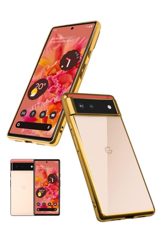乐天商城 - シズカウィル Google Pixel6 サイドメッキ加工 TPU クリアケース