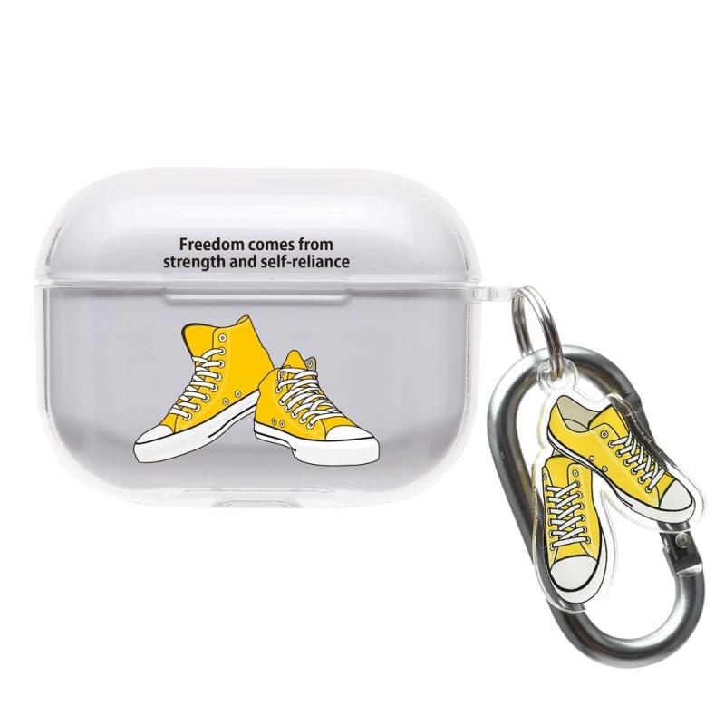 airpods pro ケース 韓国 airpods 第3世代 ケース airpods pro 第2世代 ケース airpods ケース PC キャンバス スニーカー シューズ 透明 レディース メンズ