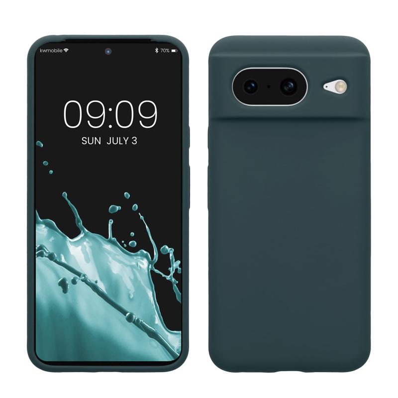 乐天商城 - kwmobile スマホケース Google Pixel 8対応 ケース - TPU リキッド シリコン カバー - 耐衝撃 傷防止 サラサラ Case