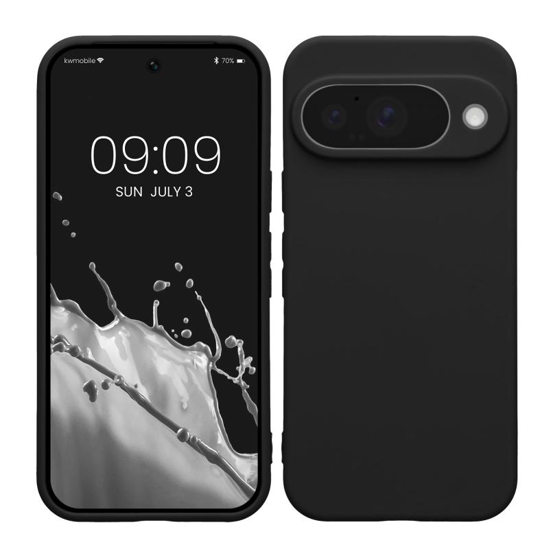 kwmobile スマホケース Google Pixel 10対応 ケース - スマートフォン バックカバー TPU 耐衝撃 黒色マットぴったり: Google Pixel 10対応ソフト&amp;柔軟: スリムで軽いTPUシリコン製保護カバーが、あなたのスマホを柔らかくて頑丈なシリコーンで安定的に包みます。マット加工のTPUカバーは指紋が付きづらく、滑りにくいので落下防止にもフルプロテクション: スクリーン周りの盛り上がったエッジや、カメラレンズに合わせた精密なカットアウトにより、割れやすいレンズを細部までしっかりと守ることができるTPUケースです。衝撃吸収&amp;快適な操作: このスマホケースが携帯電話を安定的にホールドし、傷やホコリ、衝撃からしっかりと保護します。充電、全てのボタンや接続部分は背面カバーケースを付けたままいつも通り操作OK製品: 万が一購入商品に不具合がありましたら、弊社カスタマーサービスまでご連絡ください。お問い合わせ内容に応じて代替品交換または返金が可能です。ご安心して購入ください。