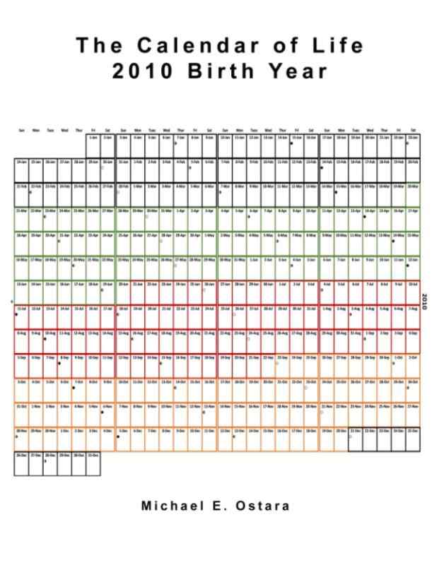 The Calendar of Life: 2010 Birth Year