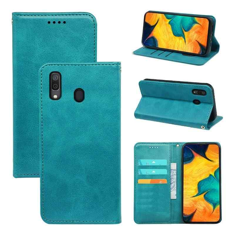 適用 Galaxy A30 SCV43 ケース 手帳型 適用 ギャラクシー A30 SCV43 手帳型ケース カバー PUレザー カード収納 財布型 耐衝撃 ケース マグネット スタンド機能付き 5色 (適用 Galaxy A30 ケース 手帳型)