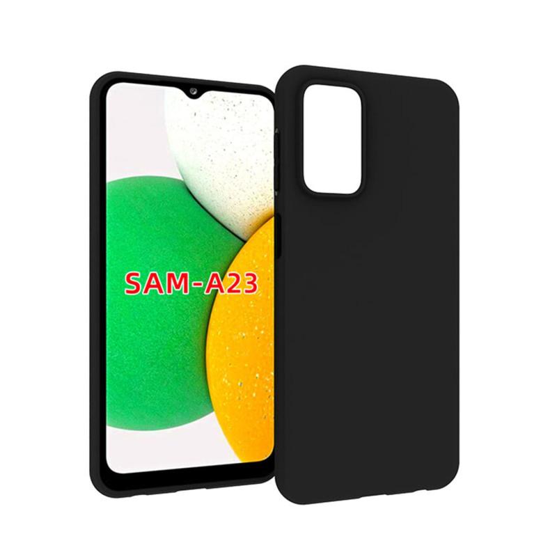 Rakuten - 対応 Galaxy A23 5G ケース マットブラック 柔軟 カバー 薄型 SCG18 SC-56C カバー TPU 保護 ソフト 軽量 落下防止 衝撃吸収 耐衝撃 擦り傷防止 ギャラクシーA23 5G ケース マット質感 スマホカバー 黒