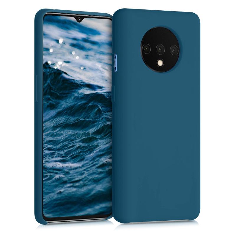 kwmobile スマホケース OnePlus 7T対応 ケース - TPU リキッド シリコン カバー - 耐衝撃 傷防止 サラサラ Case