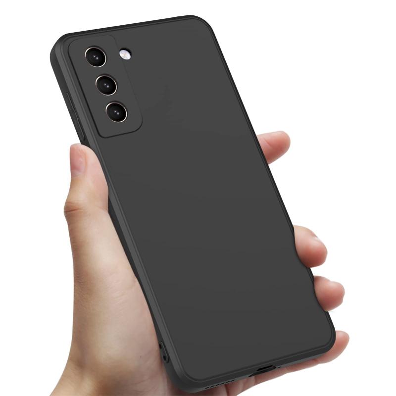 DUTZNZ 対応 Galaxy S21 用の ケース 耐衝撃 SC-51B | SCG09 カバー 薄型 スリム シリコン カバー TPU ワイヤレス充電 ストラップホール 指紋 防止 スマホケース