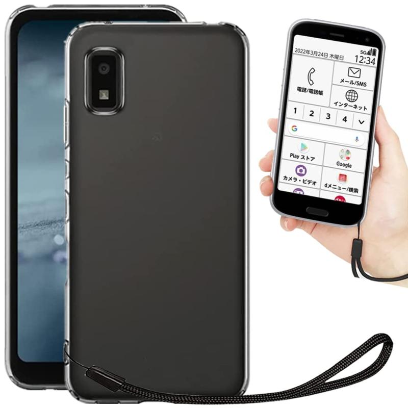 クリア 透明ケース ハンドストラップ