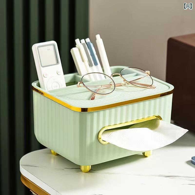 北欧 スタイル 複数 機能 収納 ティッシュ ボックス 寝室 リビングルームトイレティッシュ 収納 ボックス 工場 供給