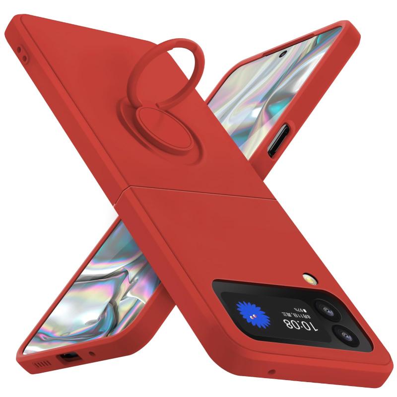 CQTMYWL �б� Galaxy Z Flip3 �Ѥ� ������ ��� �Ѿ׷� ���ꥳ�� SC-54B SCG12 ���С� tpu �����ɻ� ����դ��ֺܥۥ�����б� ���� ���� ��ɻ� ������ɵ�ǽ ���ߤ� ��æ��ñ ���η� ���С� ��