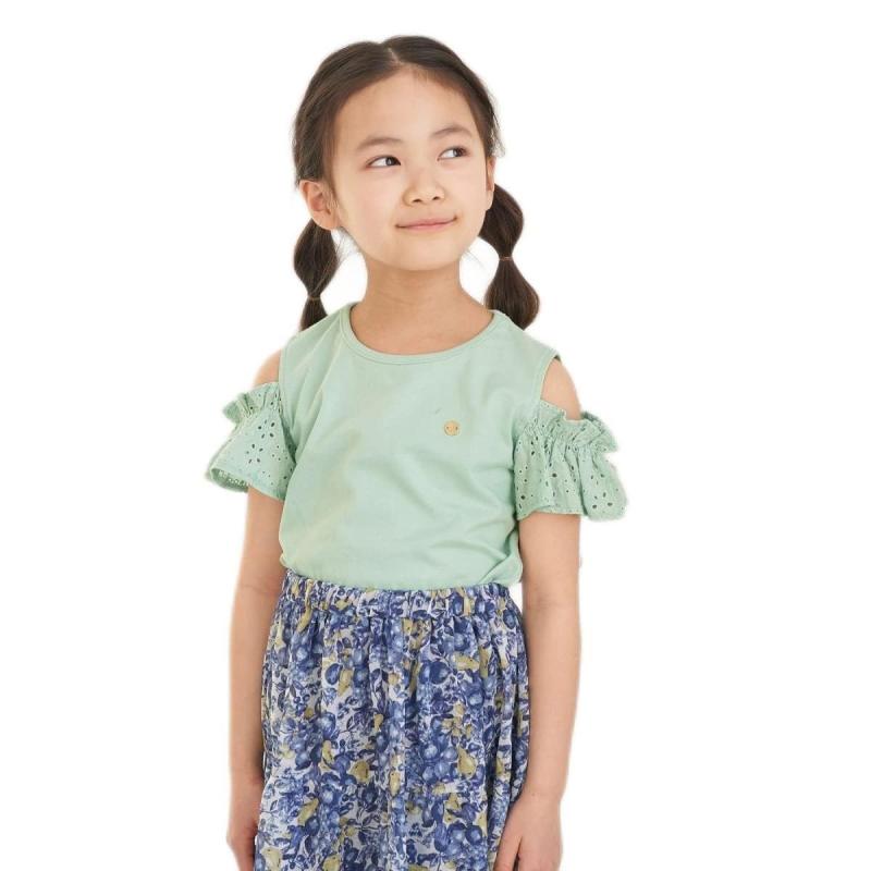 Rakuten - ROPE' PICNIC KIDS(ロペピクニックキッズ) プルオーバー袖レースオフショルプルオーバーガールズ
