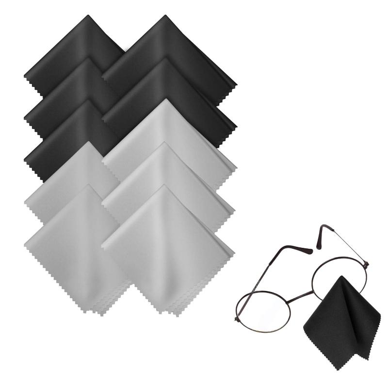 Mirhua メガネ拭きクロス マイクロファイバー、 クリーニングクロス 超極細繊維 カメラレンズ、 液晶画..