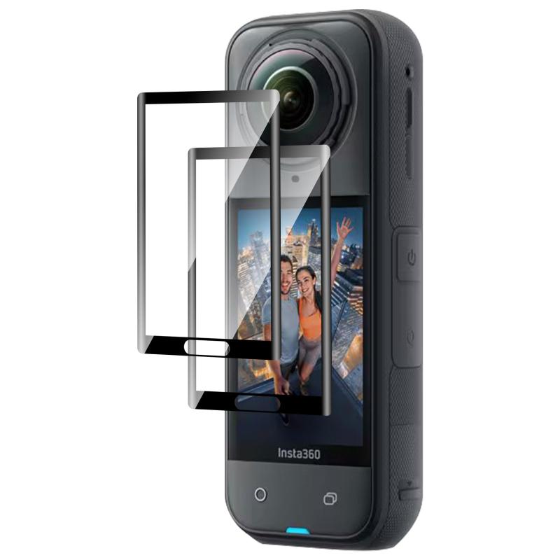 【2枚入り】 For Insta360 X5 フィルム 光学ガラス 9H硬度 Insta360 X5 保護フィルム salywin 高透過率 衝撃保護 撥水撥油 気泡ゼロ 飛散防止【適用機種】Insta360 X5 対応のガラスフィルム2枚です。カメラの液晶画面保護できます。【透明感良し】このカメラ保護フィルムは99.99％の透過率で液晶スクリーンの画面をそのまま映ることができ、日常利用中で高解像度を損ねず存分に楽しめます。【9H旭硝子製保護フィルム】一番の保護性能を提供するために、このカメラ保護フィルムは業界一番の9H硬度の旭硝子素材を採用しております。日常利用中で万が一カメラ落下するなどになってしまえば、保護フィルム貼り付けられては最大限に保護できます。フィルムが割れてもガラス破片が飛散することを防げます。【特殊コーティング加工】保護フィルムは先端コ一ティングにより撥水撥油と指紋防止機能があり、長い時間カメラを使っても液晶画面がスムーズなタッチ感を保てます。手汗・水滴・油汚れなどが付着しにくいですので、爽やかな手触り感ができます。【気泡ゼロ】自動吸着機能があり、貼り付け手順に従って簡単に貼り付けることができます。気泡があまり入りにくいですが、もし少し気泡が入ってしまったら、力入れて抜けますので、ご心配なく。