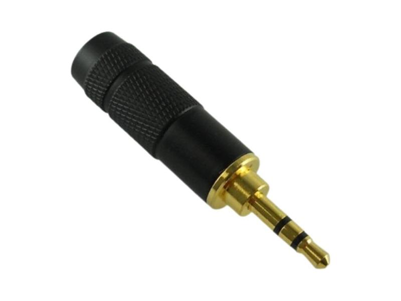 2.5mm ミニプラグ ミニミニプラグ マイクロプラグ フォーンプラグ フォンコネクタ ハンダ式 自作用 金メッキ 3極 A ブラックハンダで配線を固定するタイプです。サイズ：全長約4cm×直径0.8cm内径：6mm　重量：約5gパッケージ：クリスタルパック　海外輸入品