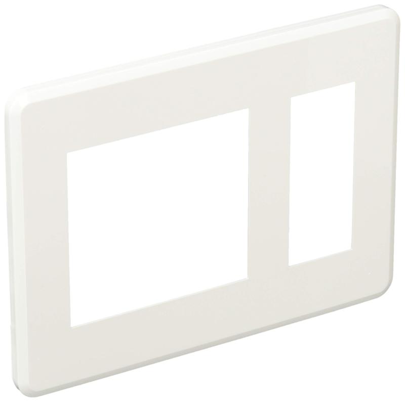 東芝ライテック プレート2連接穴+3個用WW WDG5449(WW)