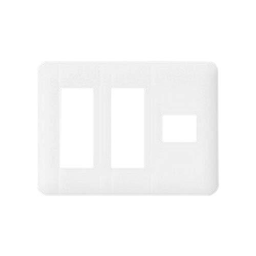 パナソニック(Panasonic) コスモシリーズワイド21 簡易耐火コンセントプレート 7コ用 ホワイト WTF7707W