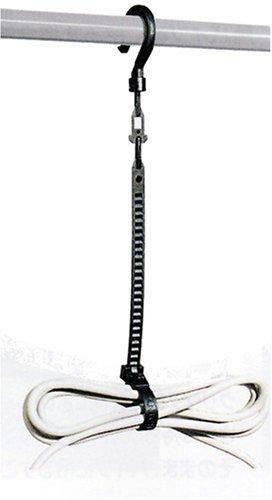 日動工業(Nichido Ind) 万能フッカー細幅・黒 250mm φ20フック付 袋なし BH-250-B