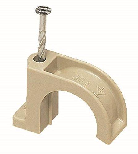 未来工業 PF管ステップル スクリュー釘付 適合管:PF単層波付管28 ベージュ FSP-28S