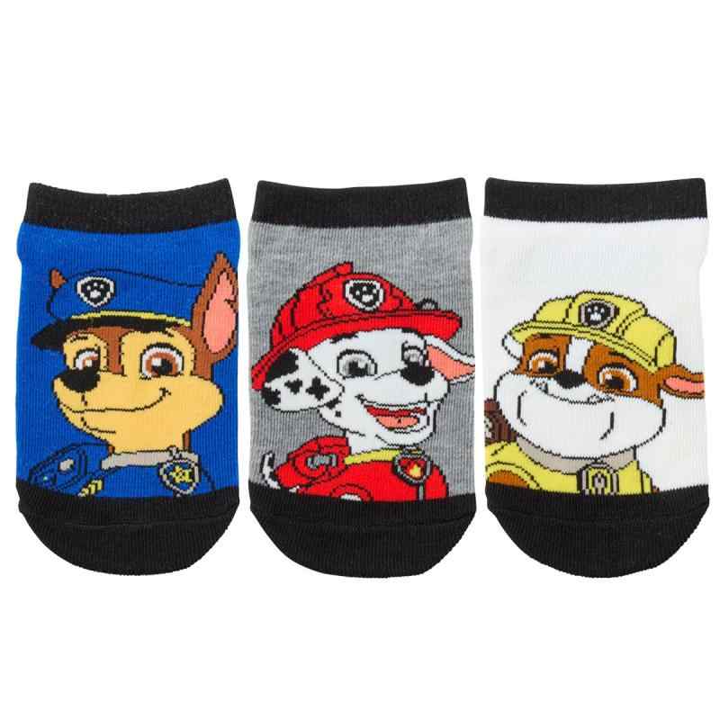 [オカモト] パウ・パトロール 靴下 キッズ 3足組 キャラクターソックス ボーイズ 学校 スポーツ スニーカーソックス 15.0cm-20.0cm アソート