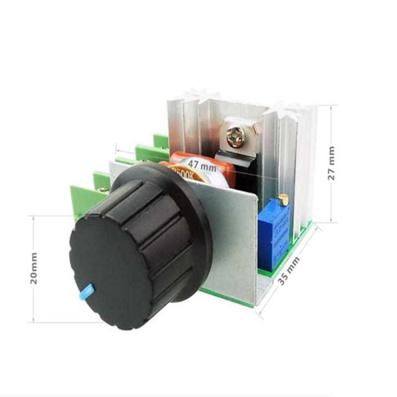 新しい 2000W SCR サイリスタ ハイパワー電子レギュレーター 調光ライト スピード温度監視